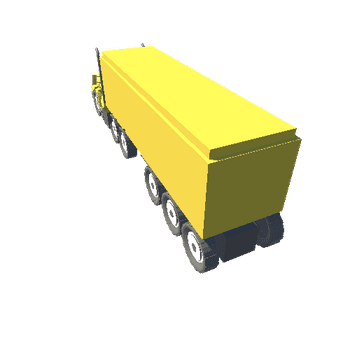 Low Poly Truck 1